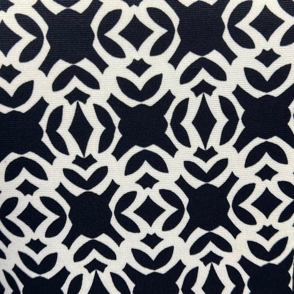 The Limited Dress 2 Dark Blue White Sleeveless Stretch‎ Square Neck Modern Chic - Picture 3 of 12